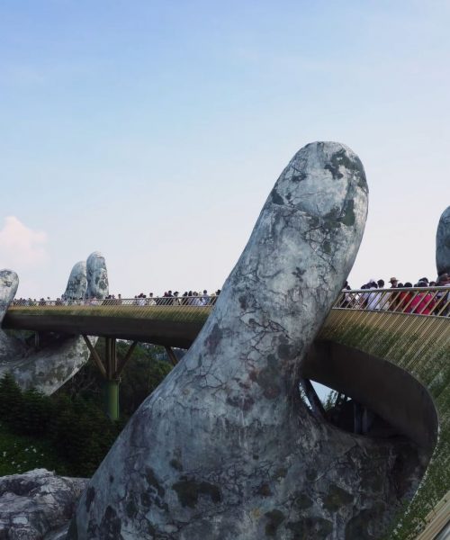 Golden Bridge Ba Na Hills Vietnam
